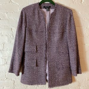 Etcetera Tweed Blazer. NEVER WORN. Perfect Condition. No spots.